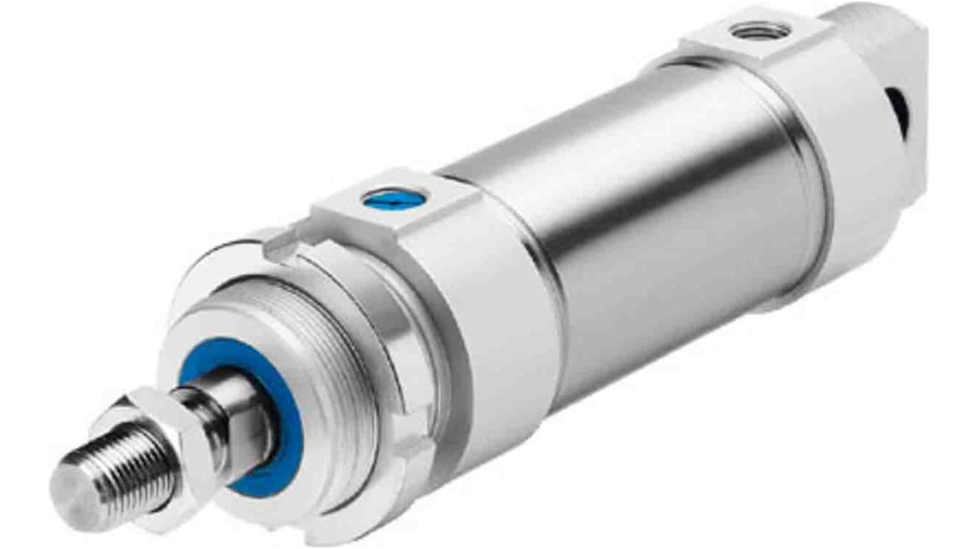 Festo Pneumatic Piston Rod Cylinder - 196377, 32mm Bore, 25mm Stroke, ESNU Series, Single Acting