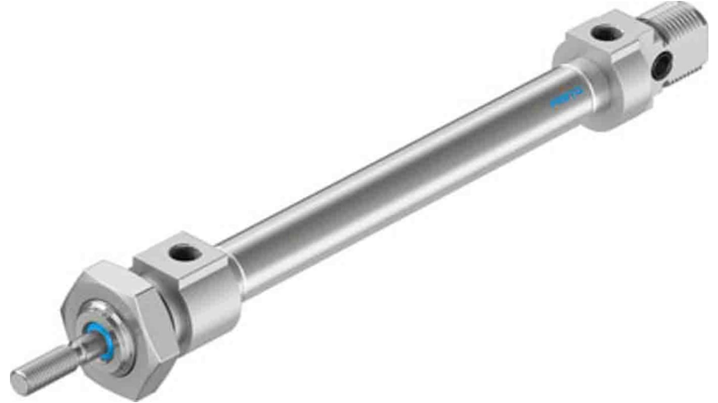 Festo Pneumatic Piston Rod Cylinder - 1908250, 8mm Bore, 60mm Stroke, DSNU Series, Double Acting