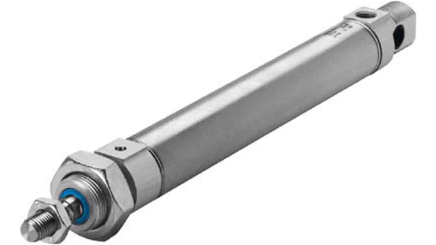 Festo Pneumatic Piston Rod Cylinder - 19255, 8mm Bore, 25mm Stroke, ESNU Series, Single Acting