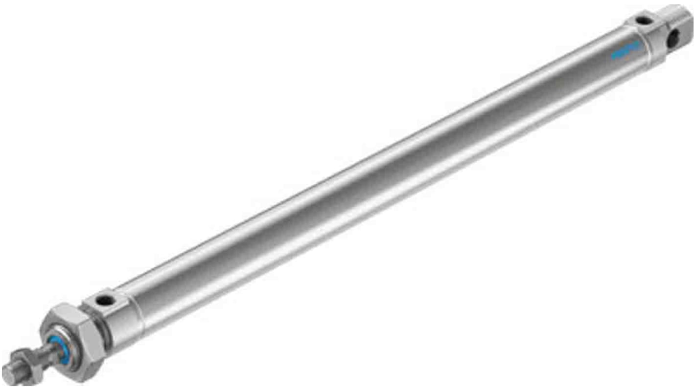 Festo Pneumatic Piston Rod Cylinder - 559293, 25mm Bore, 400mm Stroke, DSNU Series, Double Acting