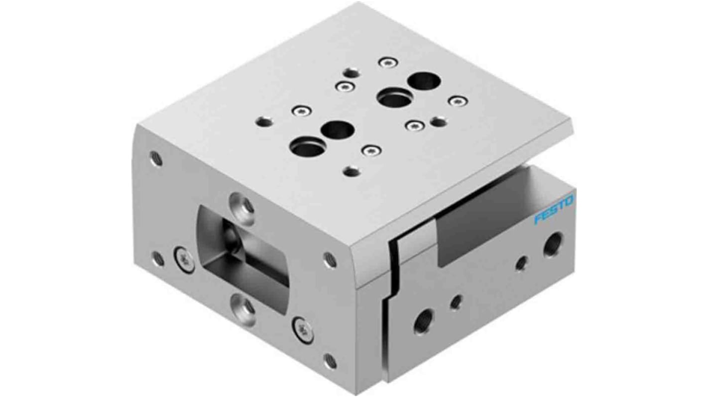 Festo Pneumatic Guided Cylinder - 8078872, 25mm Bore, 10mm Stroke, DGST Series, Double Acting
