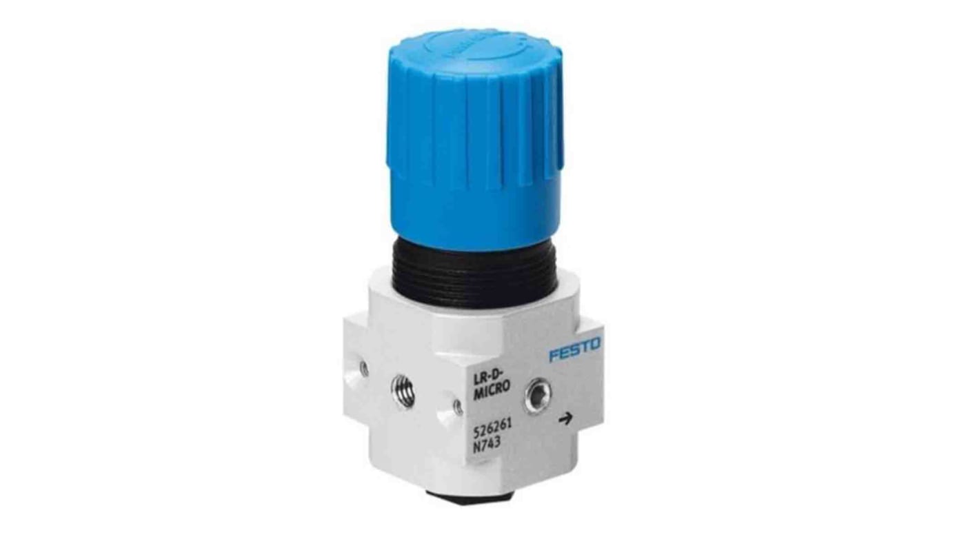 Festo M5 Pneumatic Regulator - 0.5bar to 7bar, 10bar max. input, 526262