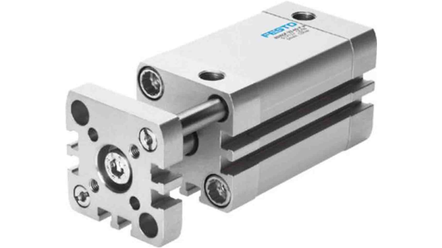 Festo Pneumatic Compact Cylinder - 574035, 40mm Bore, 30mm Stroke, ADNGF Series, Double Acting
