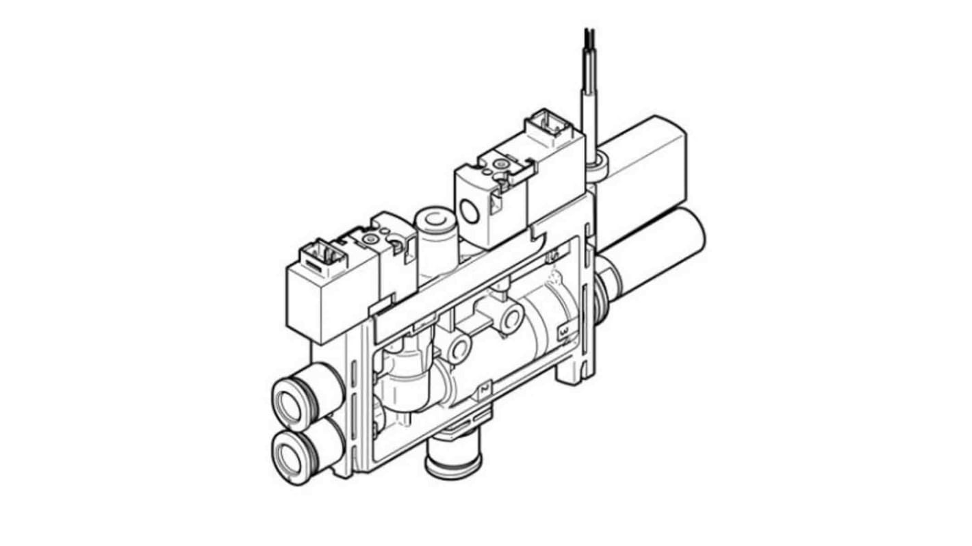 Festo Vacuum Pump, 0.95mm nozzle , 3.8bar 21L/min, OVEL series