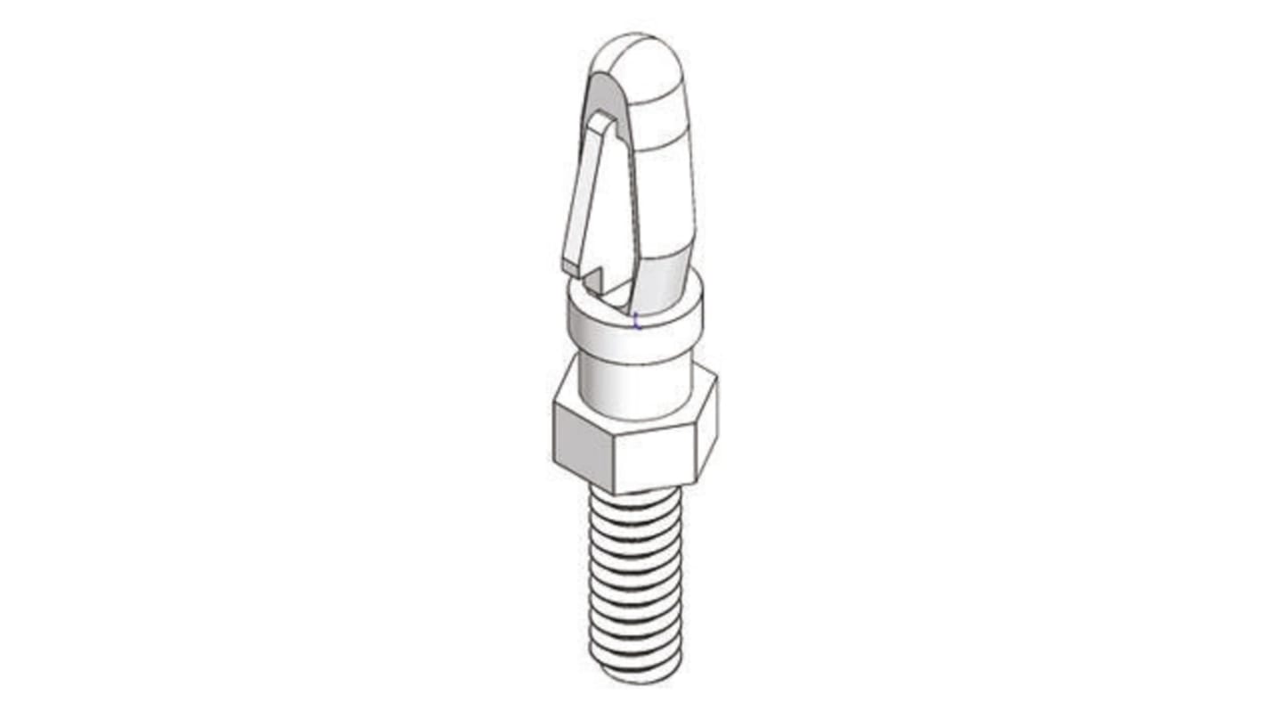 Espaciador para PCB, MSCBSM-M3-10-01, altura 15.9mm, Nylon, diámetro PCB 3.18mm, diámetro Bastidor 3.18mm, Rosca M3