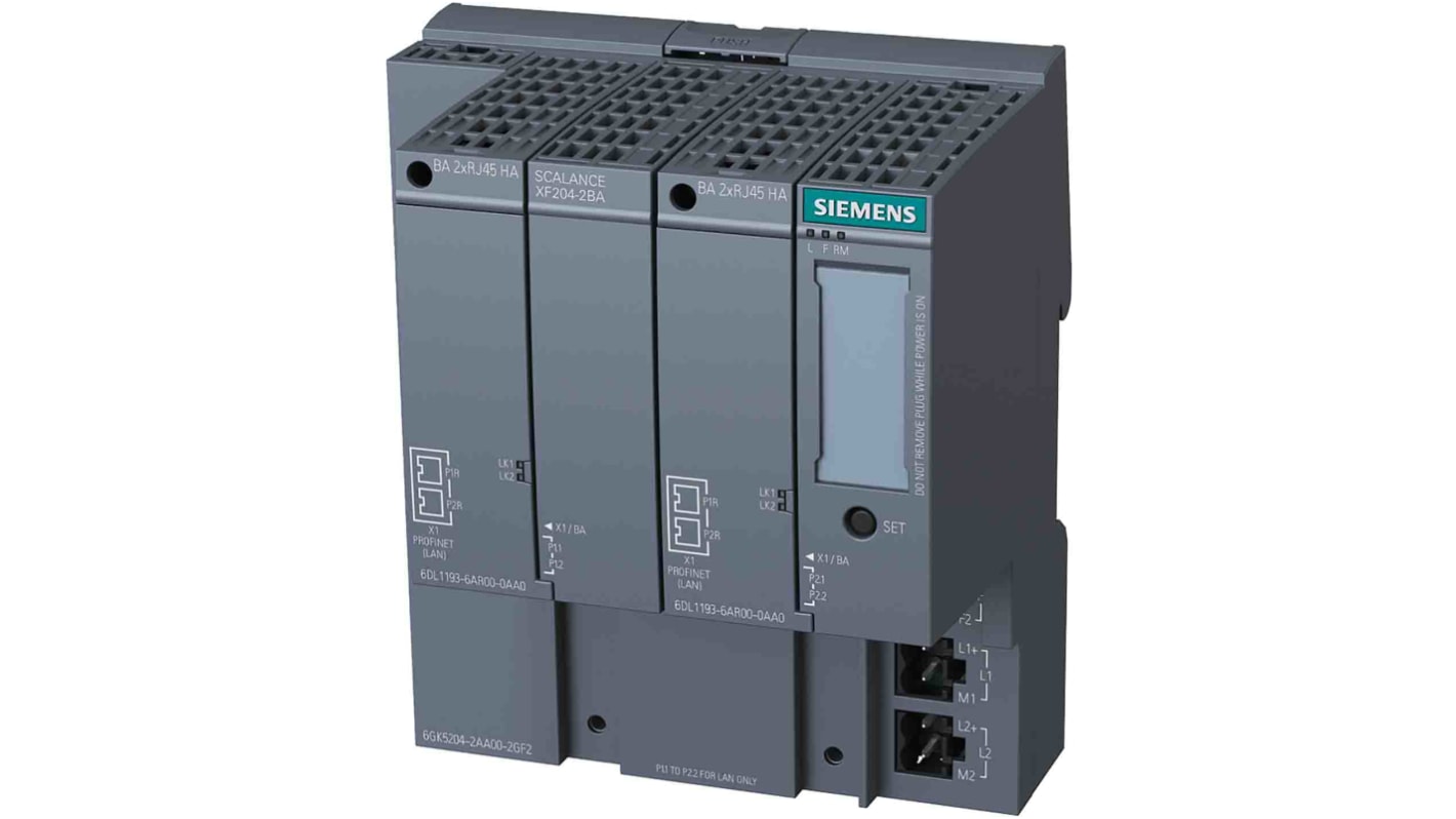 Ethernetový přepínač 2 RJ45 portů montáž na lištu DIN 10/100Mbit/s Siemens