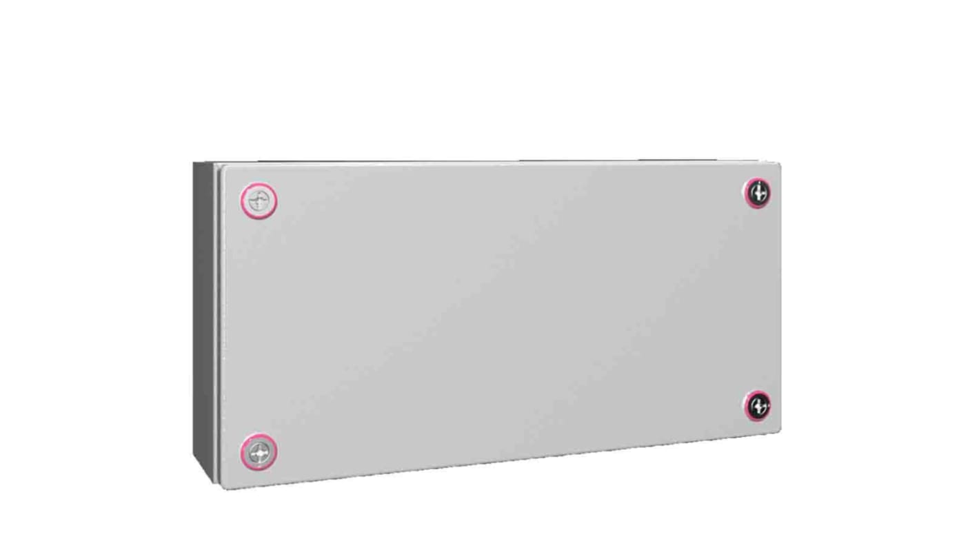 Skříň, řada: KX IP55 s přírubou barva Světle šedá Ocel 400 x 200 x 120mm Polyuretan Box KX Terminal
