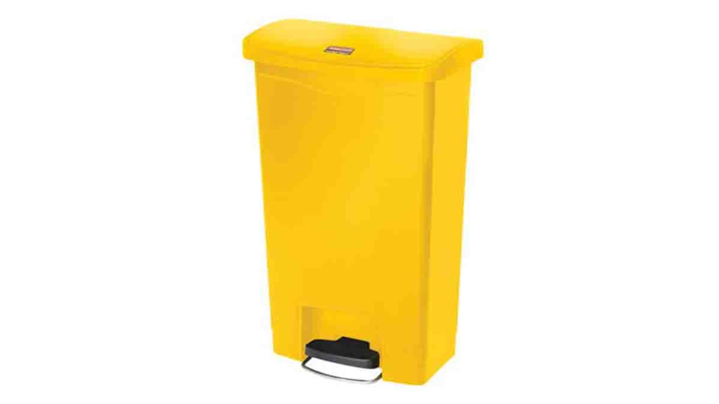 1883575 Rubbermaid Commercial Products Slim Jim 50L Yellow Pedal