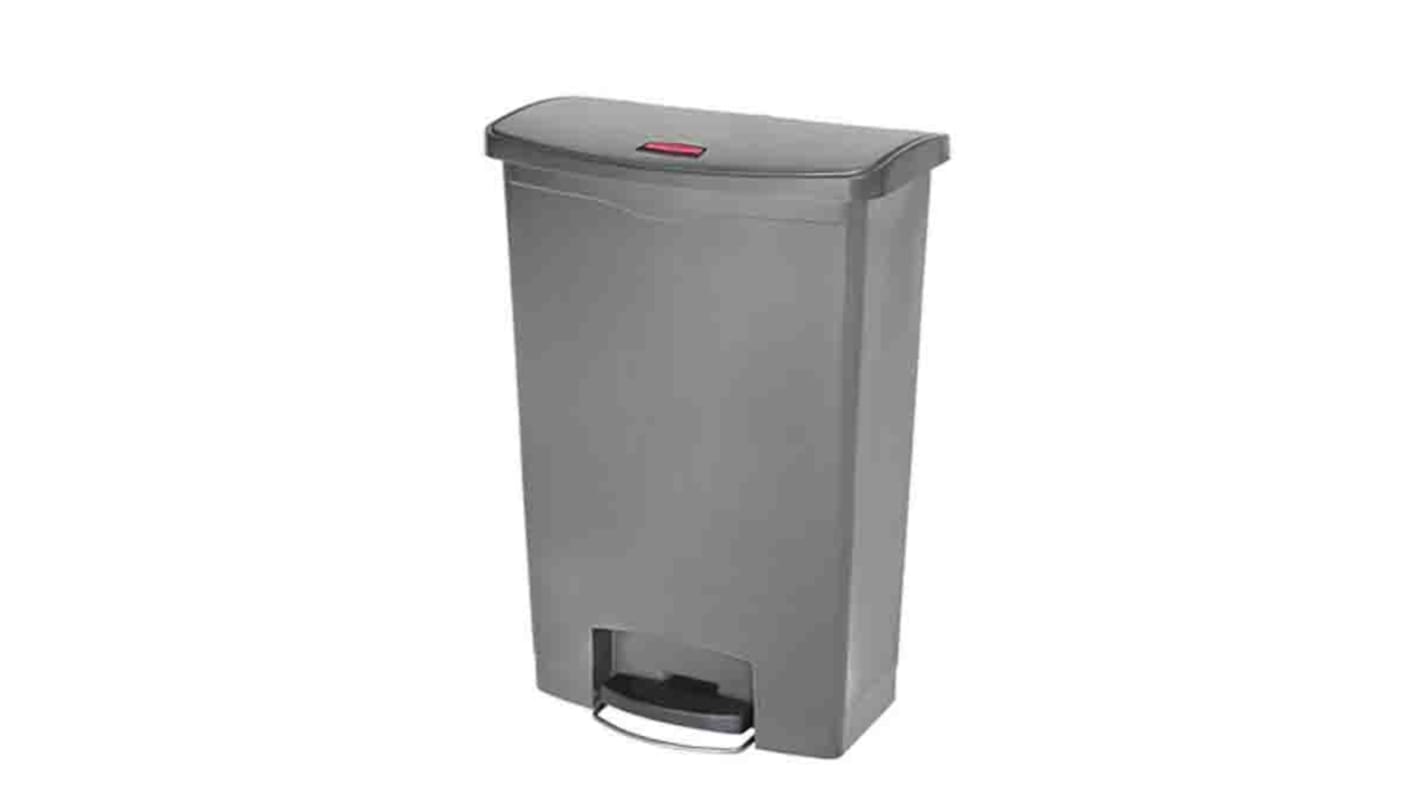 1883606 Rubbermaid Commercial Products Slim Jim 90L Grey Pedal Waste