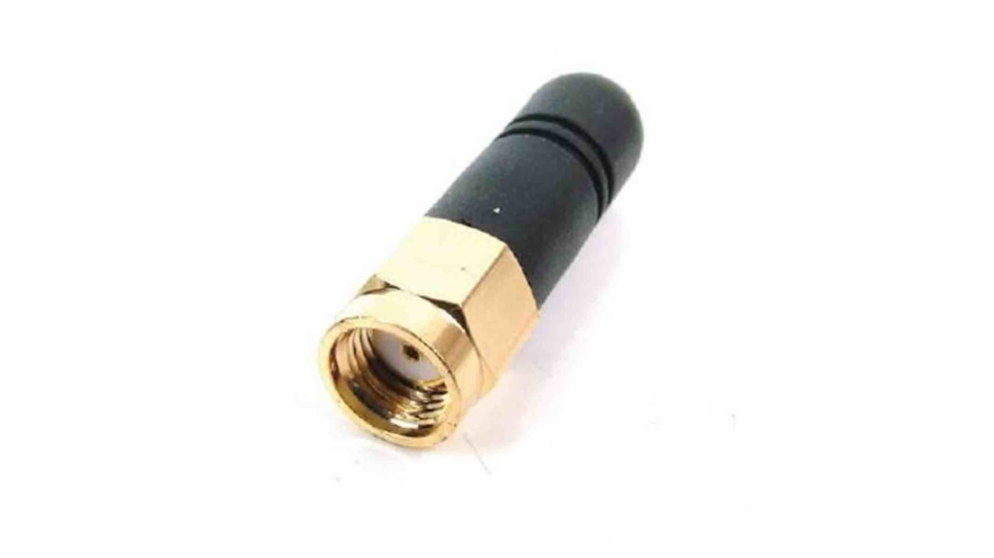 Siretta DELTA20/X/SMAM/RP/S/35 Stubby WiFi Antenna with SMA Connector, Bluetooth (BLE), WiFi