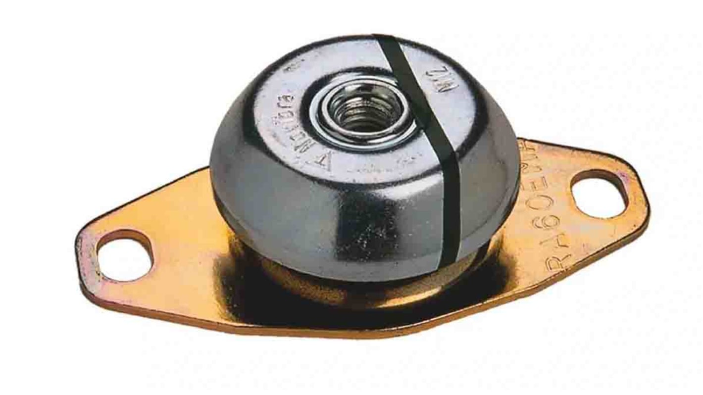 Trelleborg Novibra Round M10 Anti Vibration Mount with 60kg Compression Load