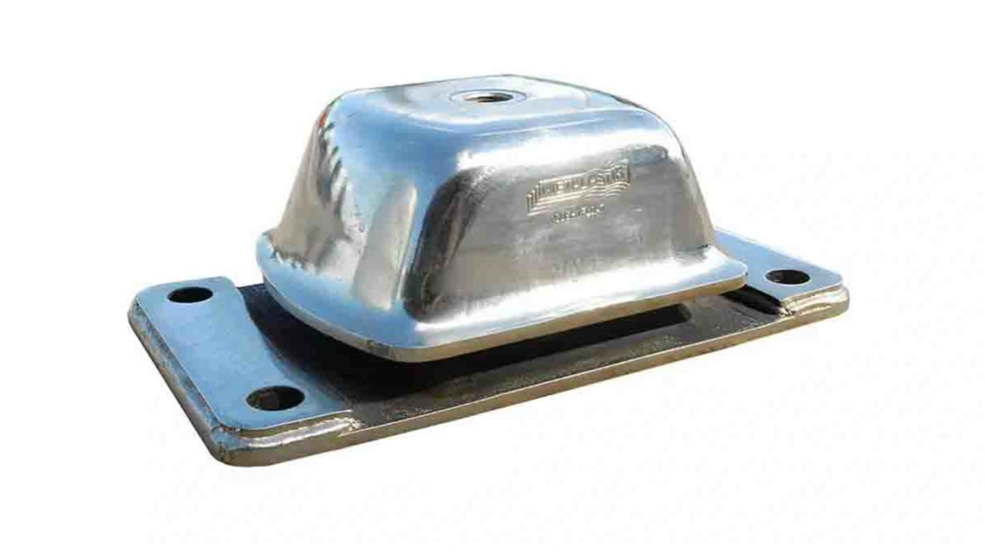 Trelleborg Cushyfloat Rectangular M12 Anti Vibration Mount, Marine Mount with 50kg Compression Load