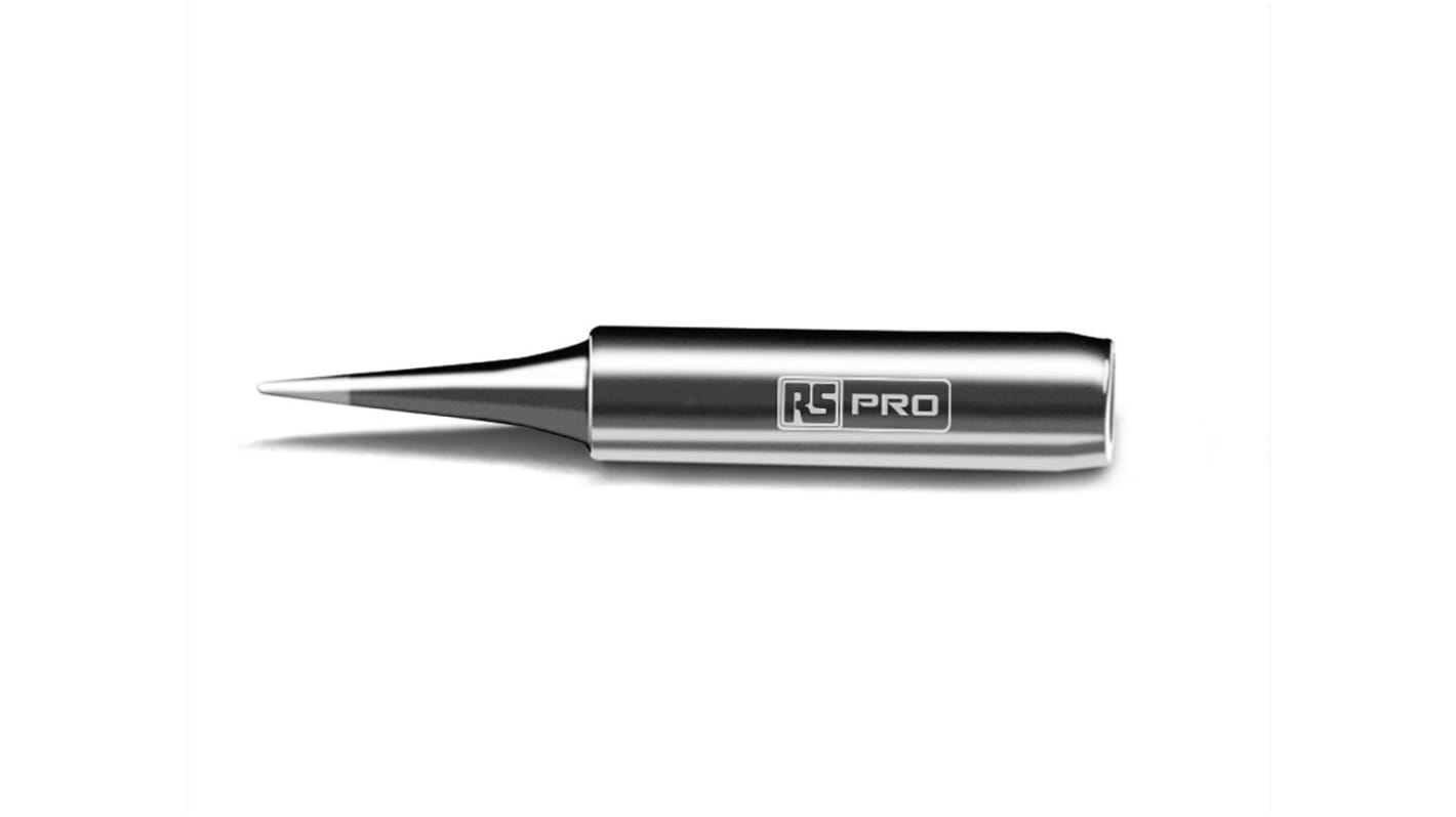 RS PRO 0.2 mm Straight Conical Soldering Iron Tip for use with RS PRO Soldering Irons & Stations