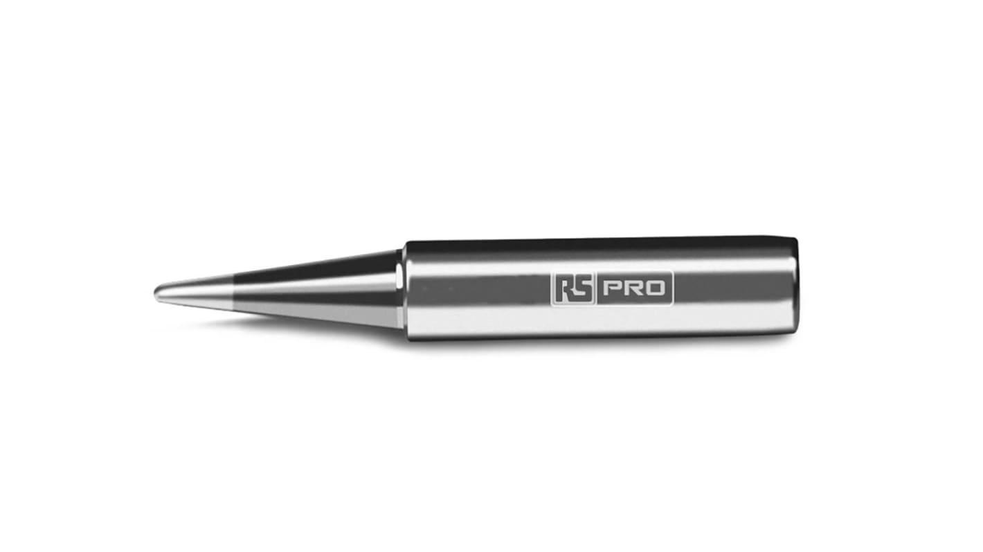 RS PRO 0.5 mm Straight Conical Soldering Iron Tip for use with RS PRO Soldering Irons & Stations