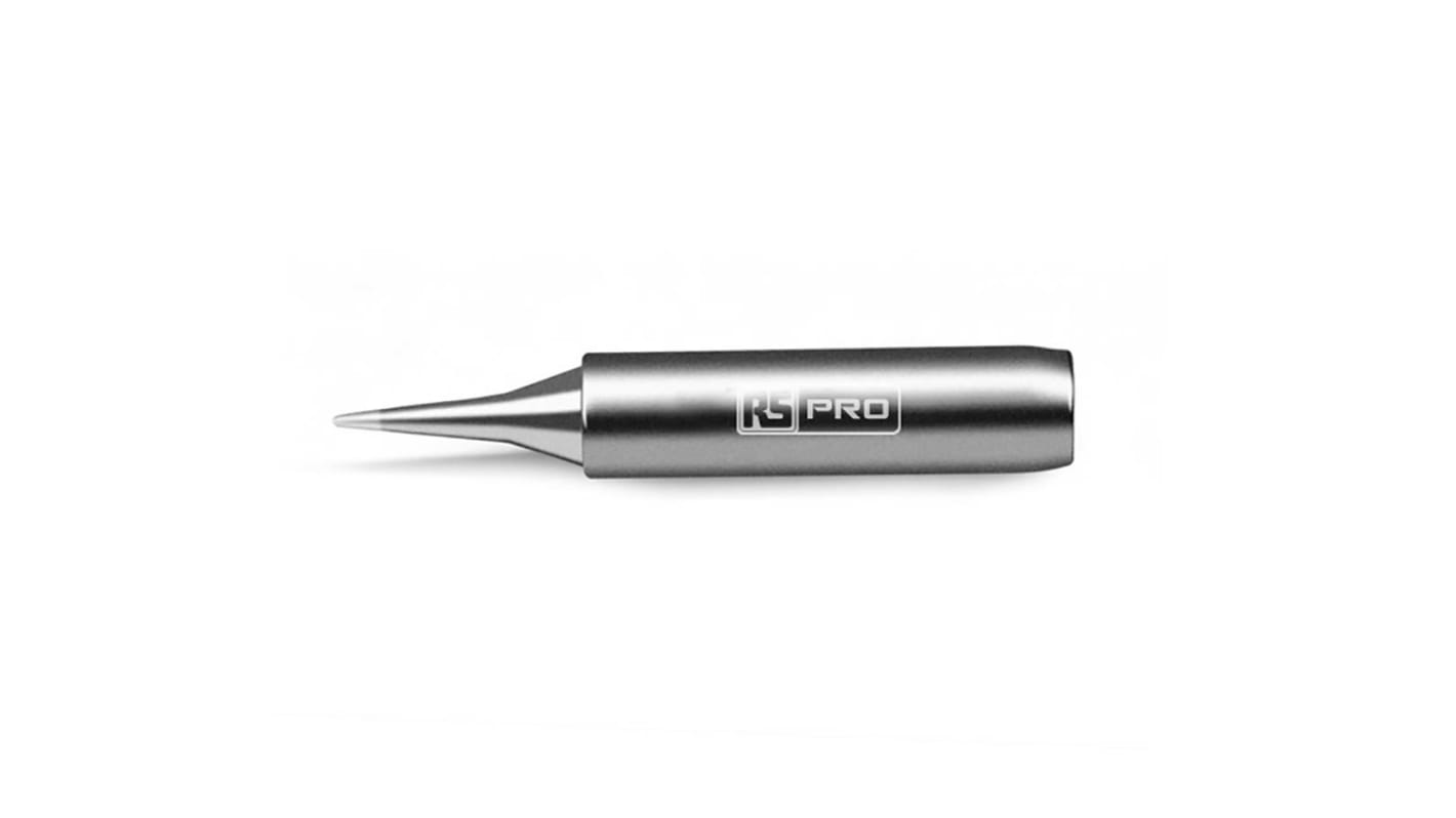 RS PRO 0.2 mm Straight Conical Soldering Iron Tip for use with RS PRO Soldering Irons & Stations