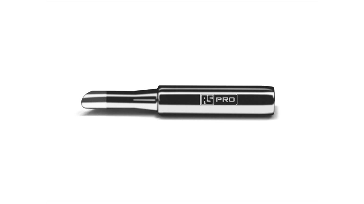 RS PRO 4 mm Straight Hoof Soldering Iron Tip for use with RS PRO Soldering Irons & Stations