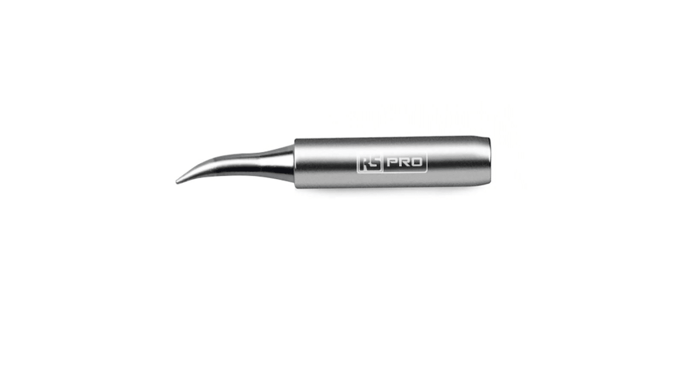 RS PRO 0.5 mm Bent Conical Soldering Iron Tip for use with RS PRO Soldering Irons & Stations