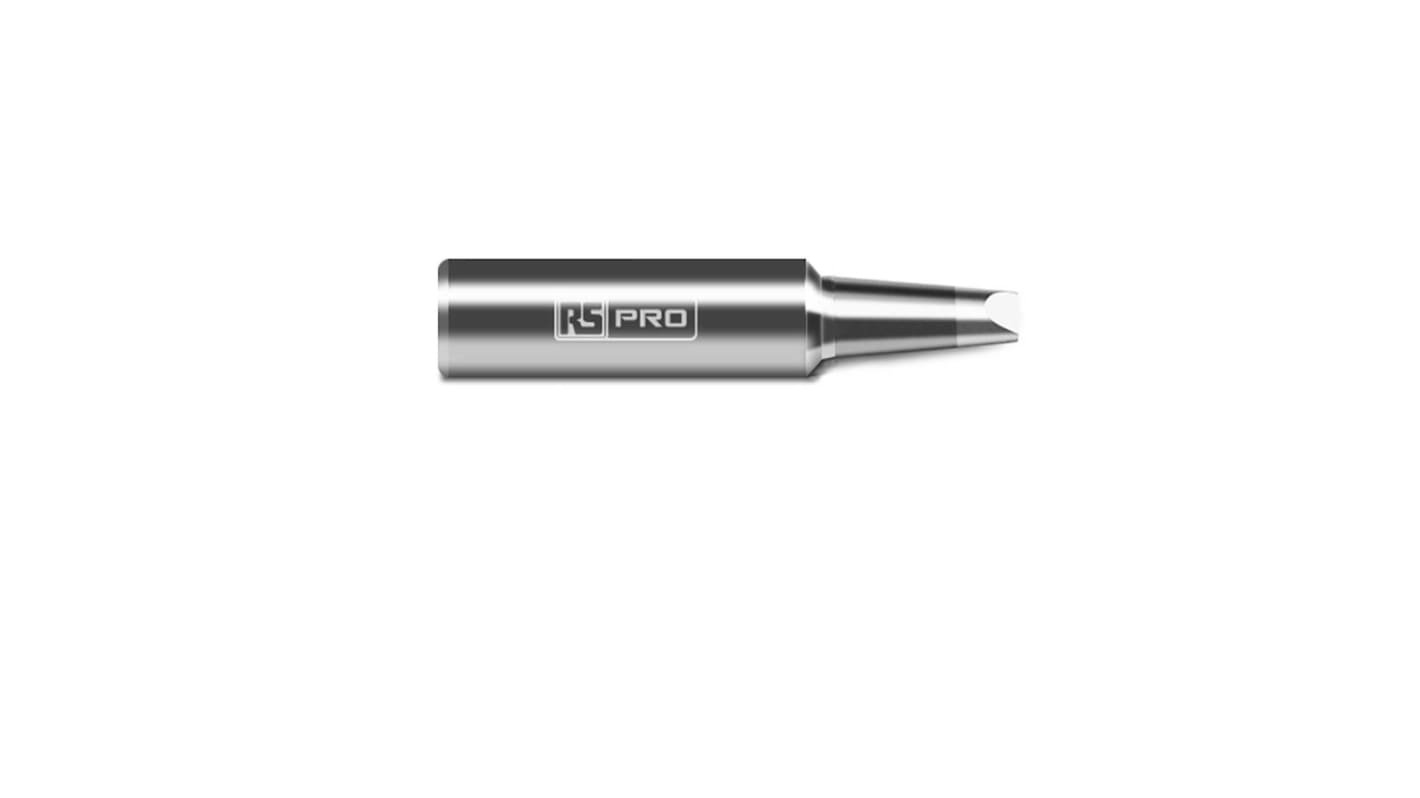 RS PRO 3.2 mm Straight Chisel Soldering Iron Tip for use with RS PRO Soldering Irons