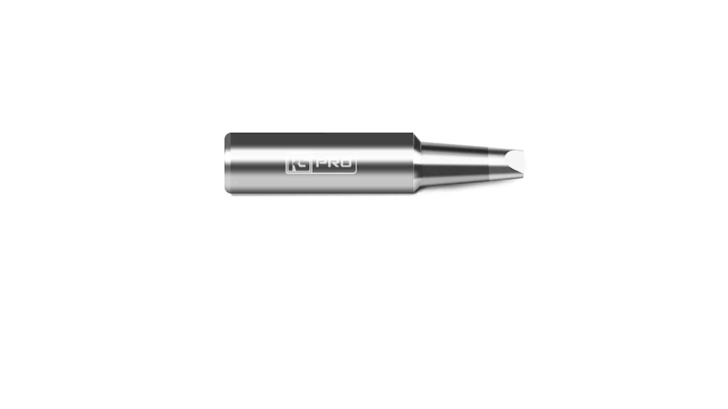 RS PRO 0.8 mm Straight Chisel Soldering Iron Tip for use with RS PRO Soldering Irons