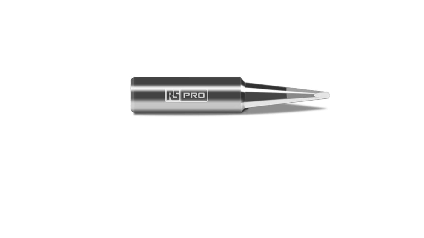 RS PRO 1.2 mm Straight Chisel Soldering Iron Tip for use with RS PRO Soldering Irons