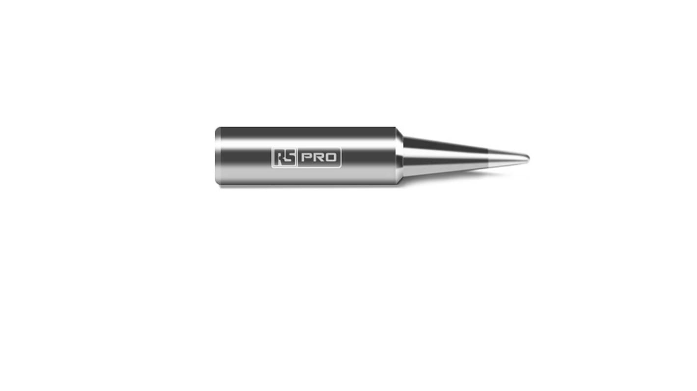 RS PRO 0.6 mm Straight Conical Soldering Iron Tip for use with RS PRO Soldering Irons