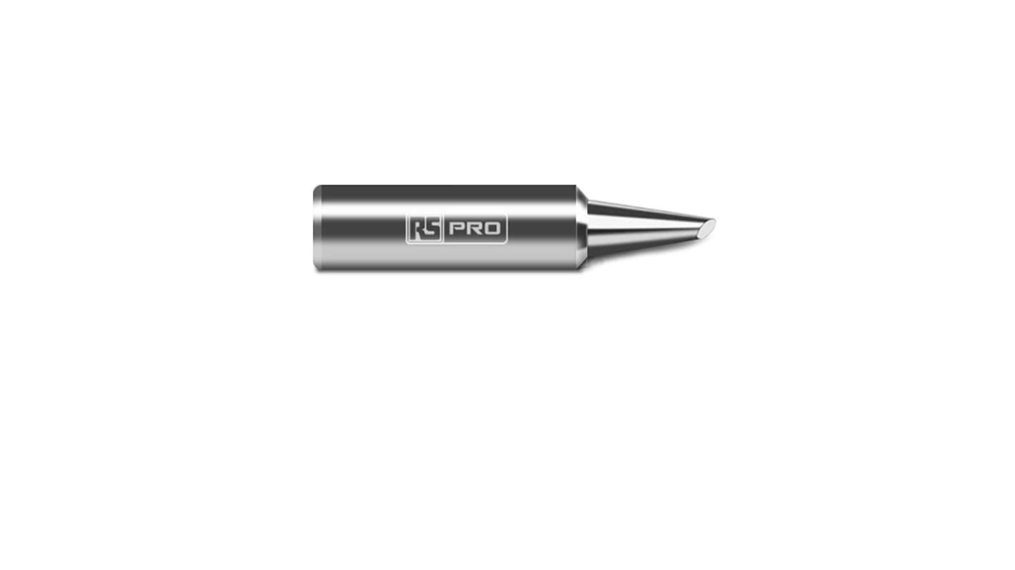 Punta saldatore RS PRO, serie ST, 3 mm, forma: Zoccolo diritto, angolo 45°