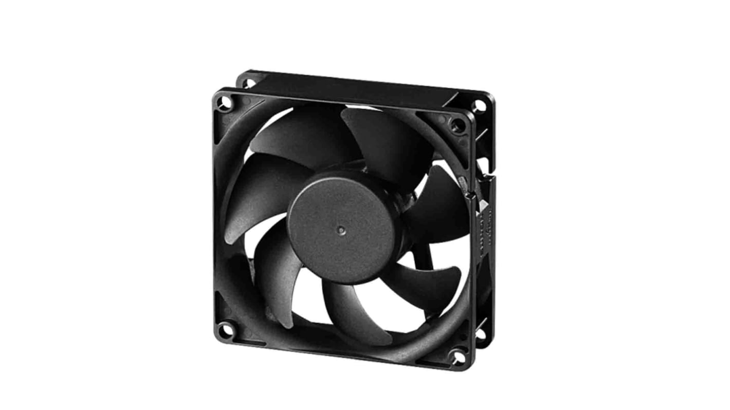 Sunon Axial Fan, 12 V dc, DC Operation, 41cfm, 1.44W, 138mA Max, IP20, 80 x 80 x 25mm