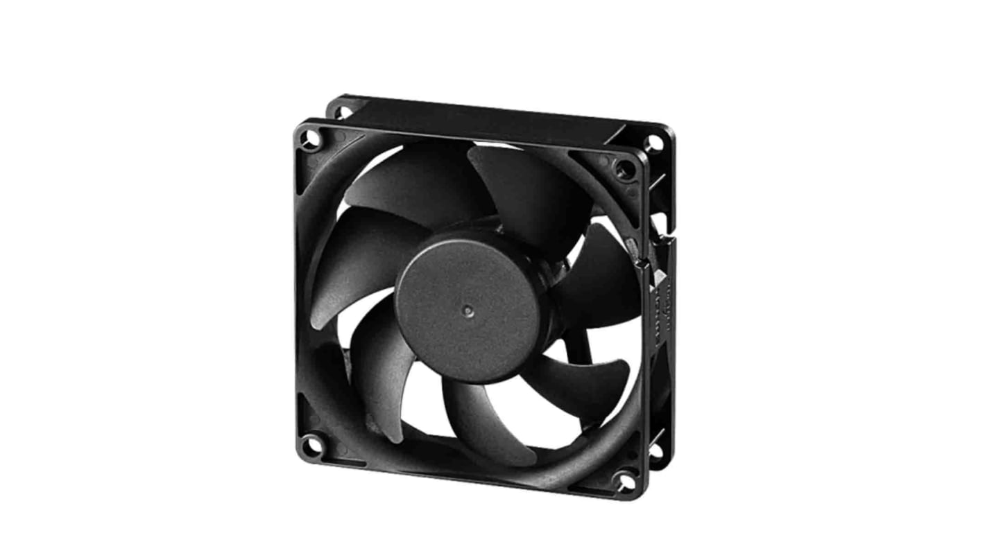 Sunon Axial Fan, 24 V dc, DC Operation, 60cfm, 4.32W, 207mA Max, IP20, 80 x 80 x 25mm