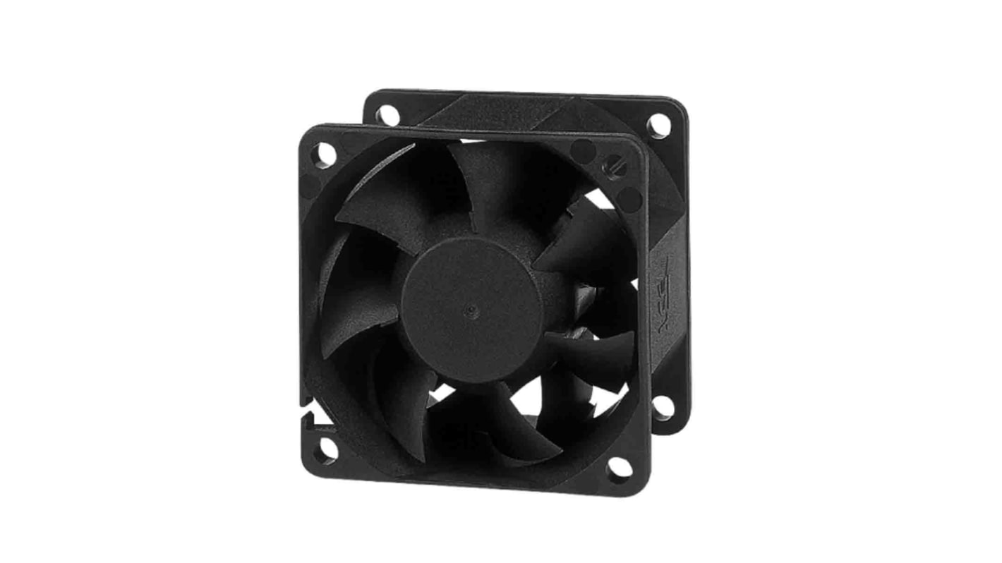 Sunon Axial Fan, 12 V dc, DC Operation, 60.6cfm, 14.4W, 1.38A Max, IP20, 60 x 60 x 38mm