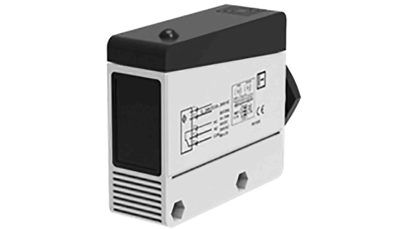 RS PRO Diffuse Reflection Photoelectric Sensor, Block Sensor, 0.8 m Detection Range RS