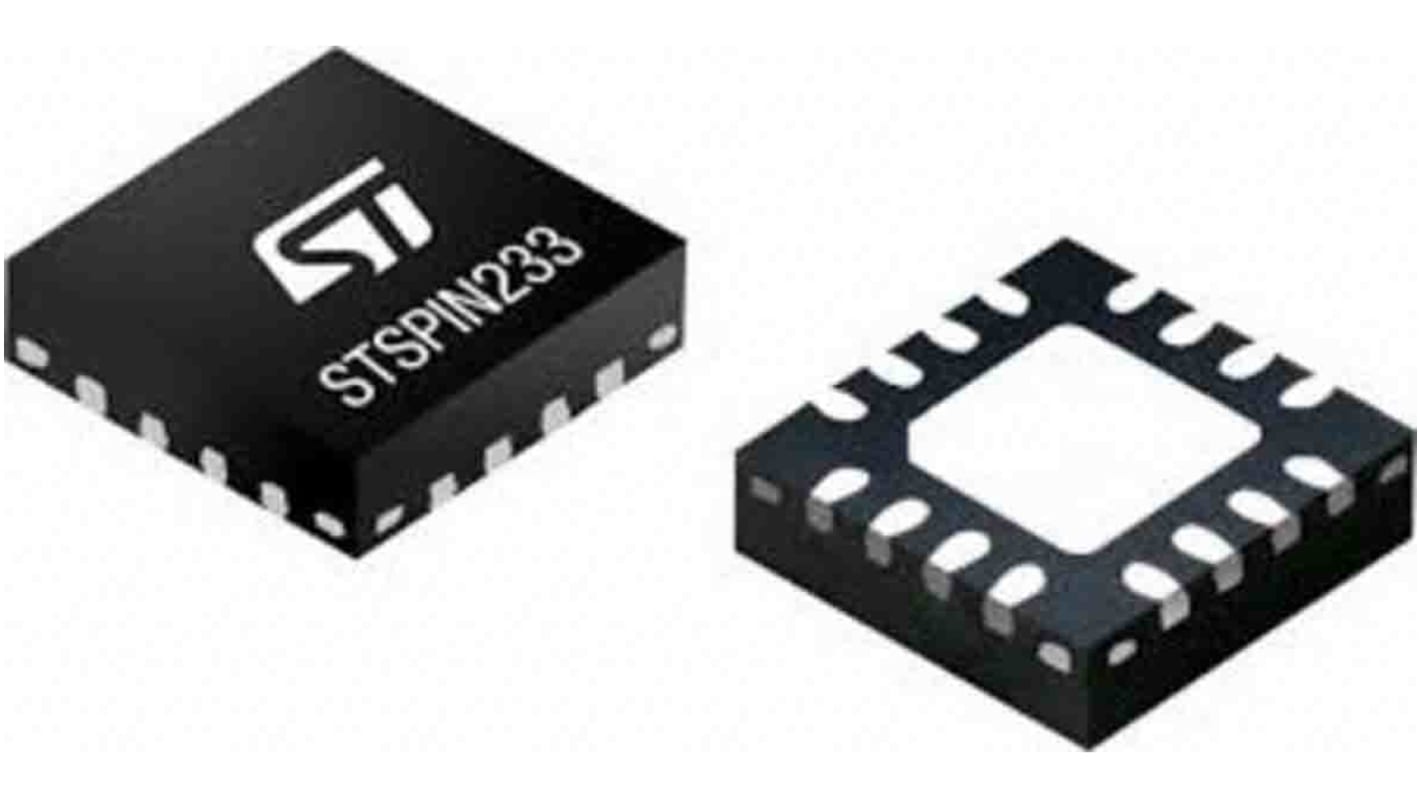 STMicroelectronics DCモータドライバ, 16-Pin VFQFPN 3 x 3 x 1.0-16 L DC