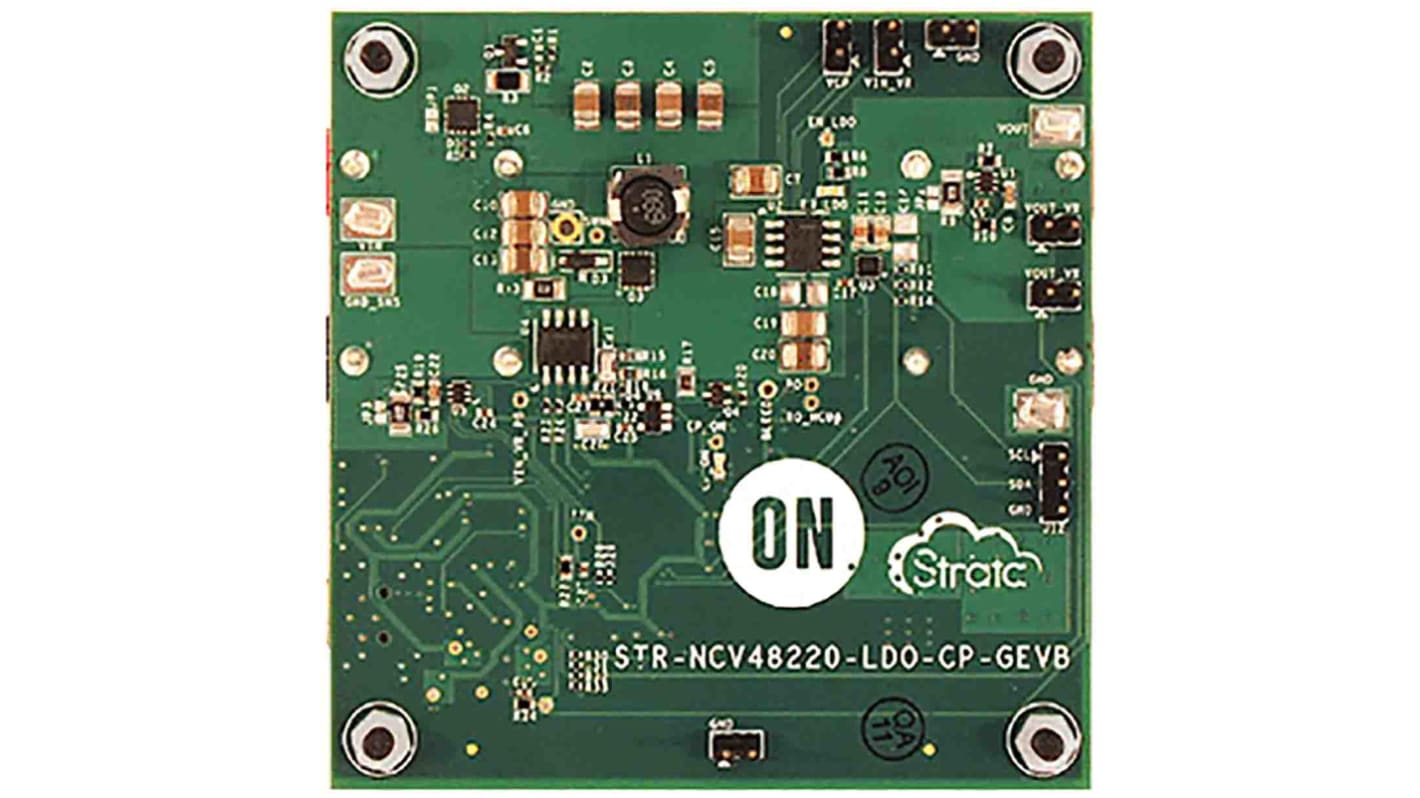 onsemi NCV48220 Evaluierungsplatine, Strata Enabled NCV48220 LDO Charge Pump Evaluation Board