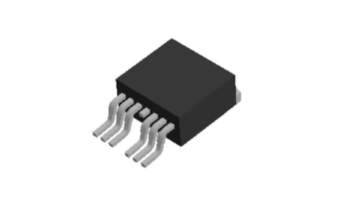 Transistor MOSFET onsemi NTBGS6D5N15MC, VDSS 150 V, ID 121 A, D2PAK (TO-263) de 7 pines