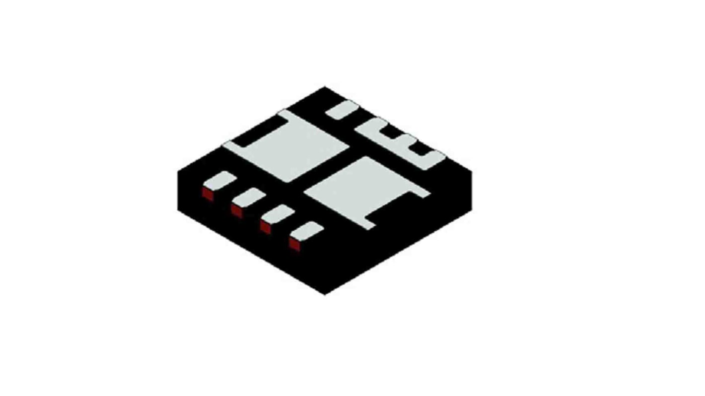 Transistor MOSFET onsemi NTTFD4D0N04HLTWG, VDSS 40 V, ID 60 A, WQFN12 de 12 pines