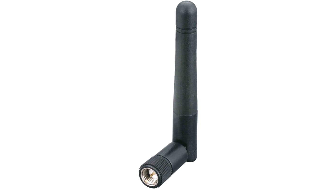 Linx ANT-2.4-LCW-RPS Whip WiFi Antenna with SMA RP Connector, Bluetooth (BLE), WiFi