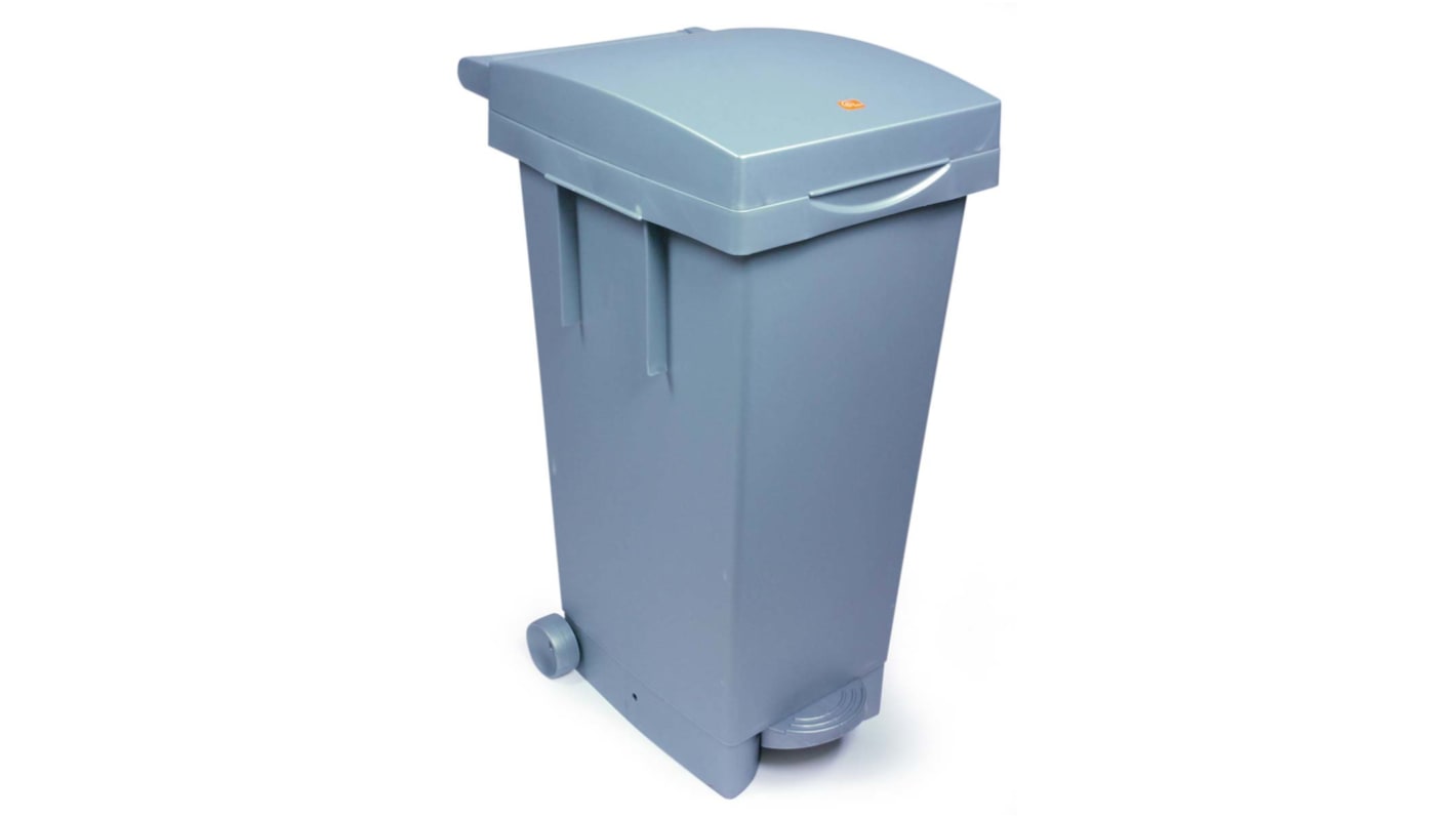 NEUTRAL 80L Grey PP Waste Bin