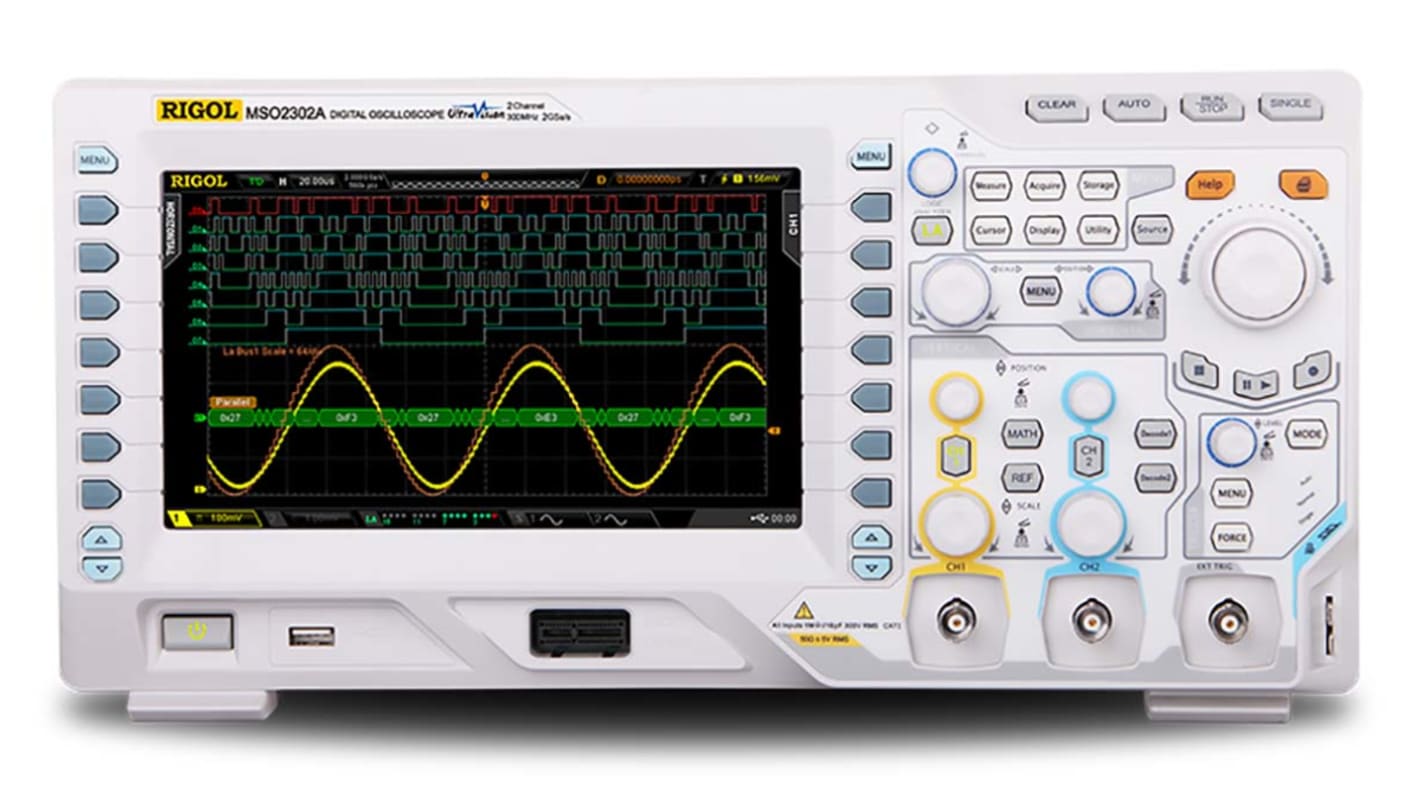 RIGOL オシロスコープ, 100MHz, ベンチ, MSO2102A