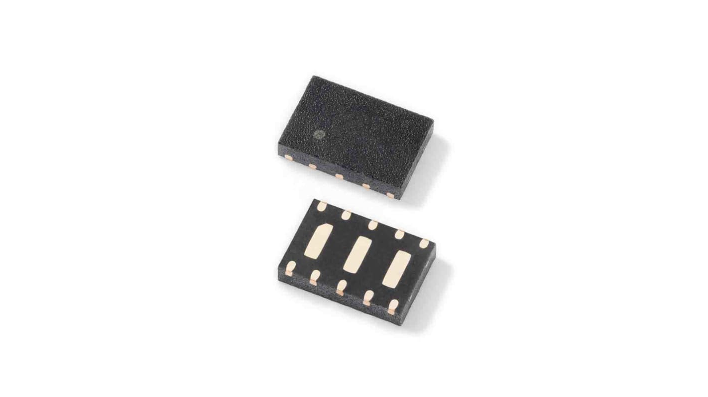 Réseau de diodes TVS Unidirectionnel, claq. 5.5V, 11V μDFN, 10 broches
