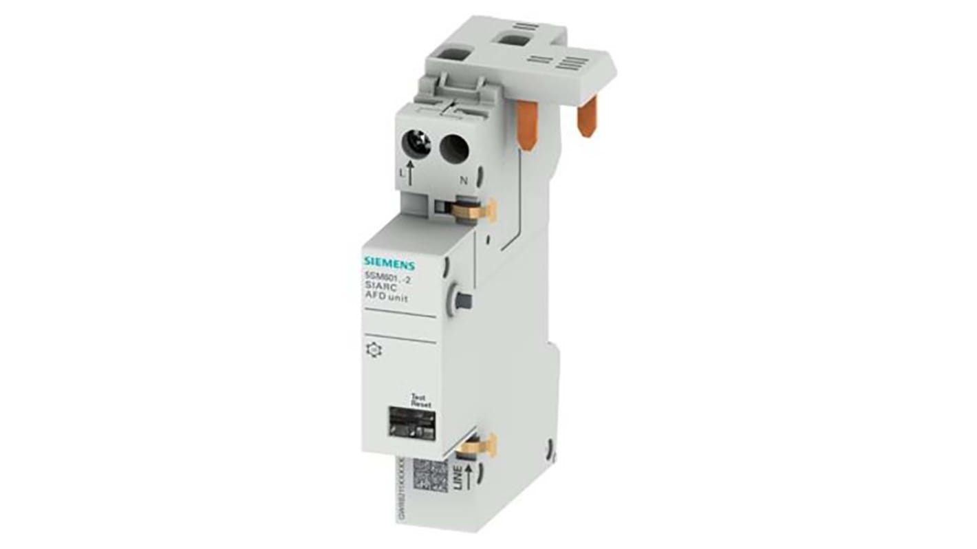 Siemens SENTRON 5SM6 Fire Safety Circuit Breaker, 1P, 16A, Type A, 16 kA Breaking Capacity
