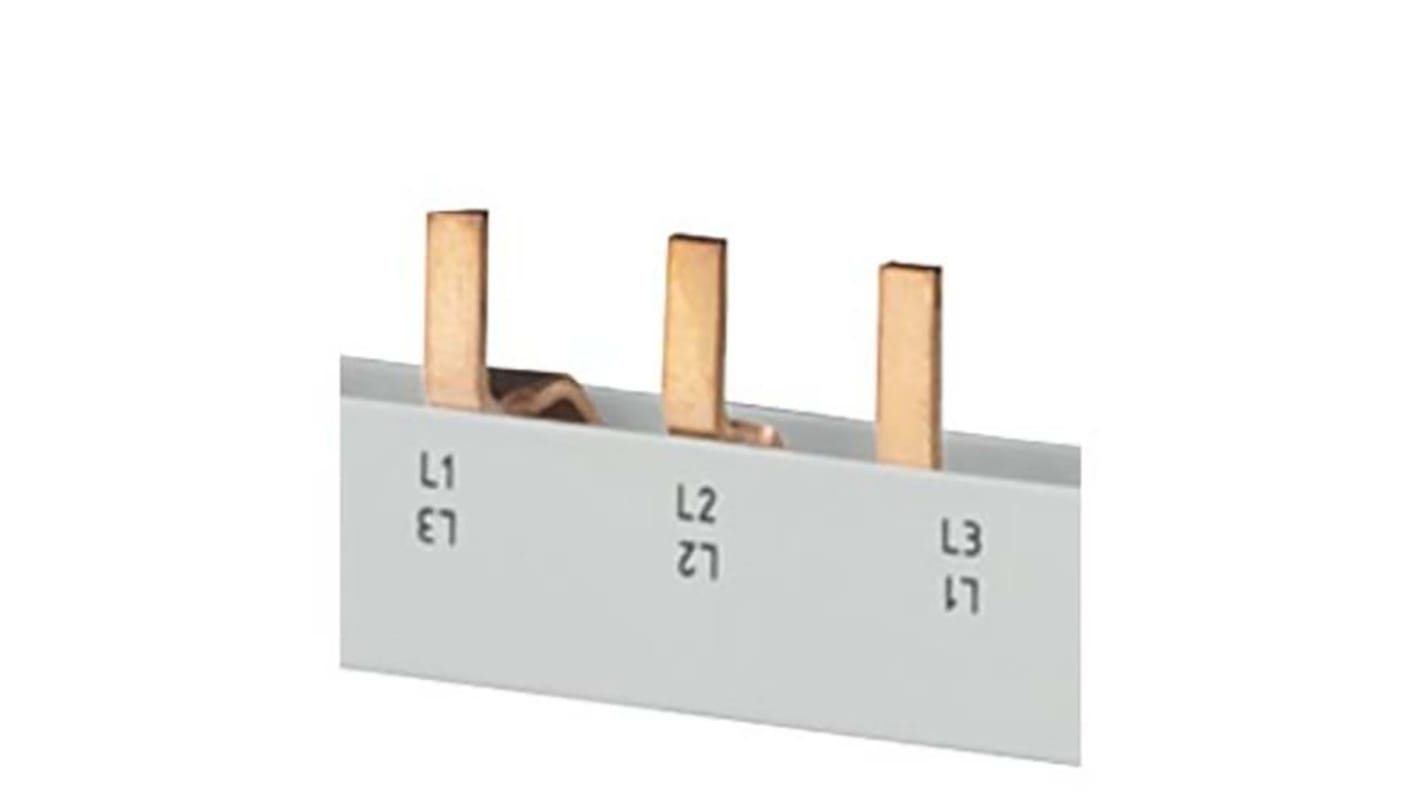 Siemens 5ST Sammelschiene, 3 -phasig 63A, Kupfer, 17.8mm Raster, SENTRON Reihe