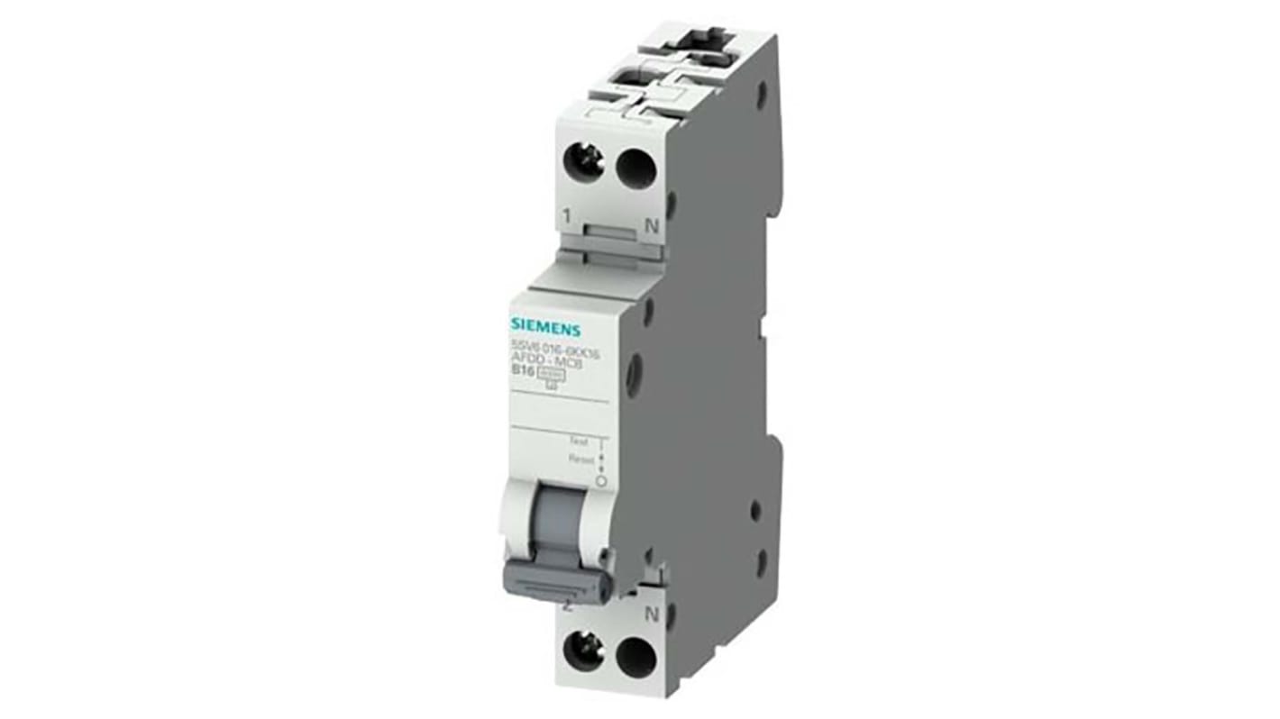 Siemens SENTRON 5SV6 Fire Safety Circuit Breaker, 2P, 40A Curve C, 6 kA Breaking Capacity