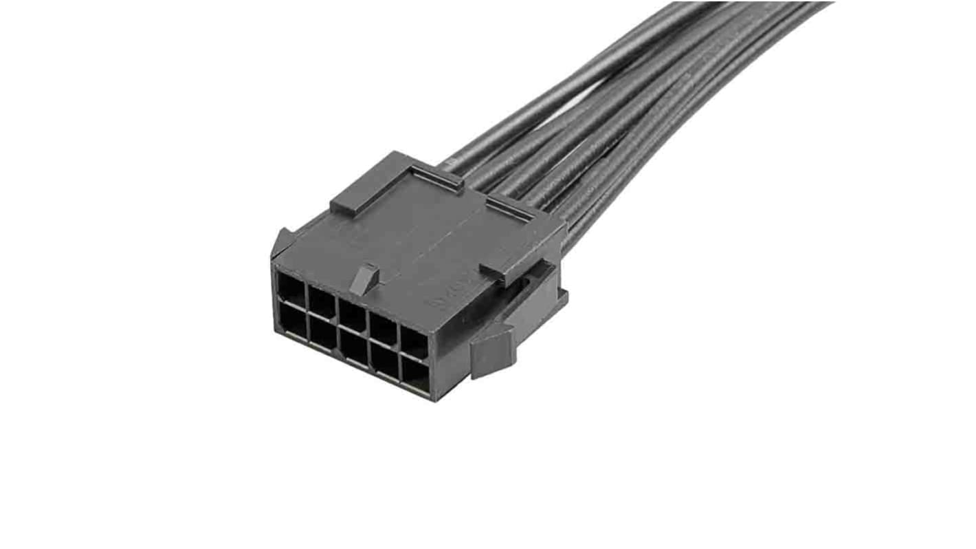 Molex 10 Way Male Micro-Fit 3.0 to 10 Way Male Micro-Fit 3.0 Wire to Board Cable, 150mm