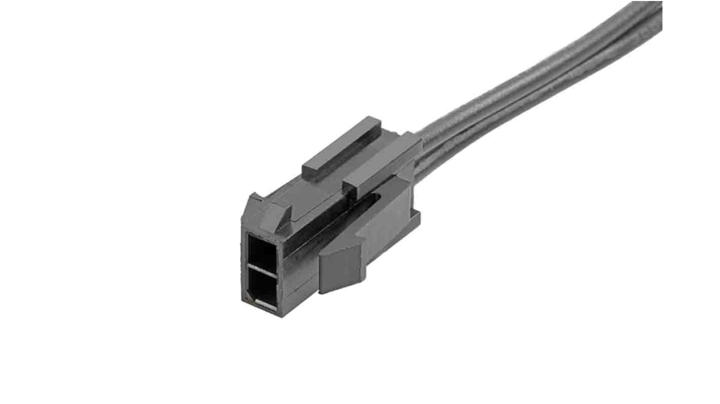 Molex 2 Way Male Micro-Fit 3.0 Unterminated Wire to Board Cable, 600mm