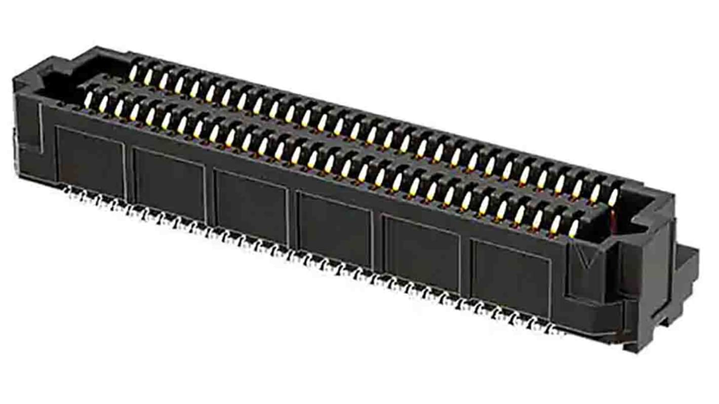 Samtec ADF6 Series Vertical PCB Socket, 30-Contact, 4-Row, 0.635mm Pitch, Solder Termination