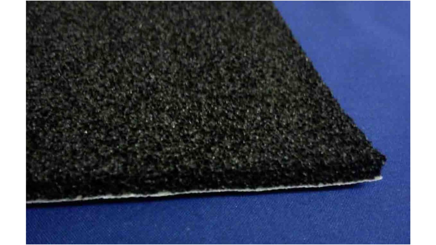 Foglio di gomma Nitto in EPDM, 1m x 500mm x 10mm, col. Nero, Densità 130kg/m³