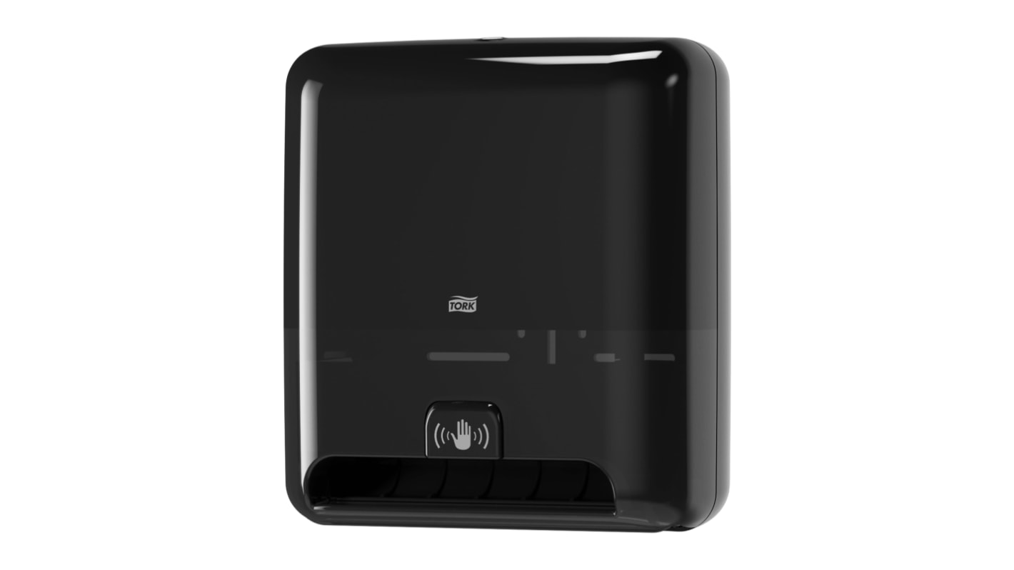 Tork Plastic Black Wall Mounting Paper Towel Dispenser, 206mm x 368mm x 331mm