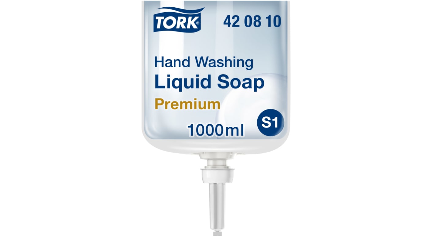 Sapone detergente mani antibatterico Tork, Bottiglia da 1 l