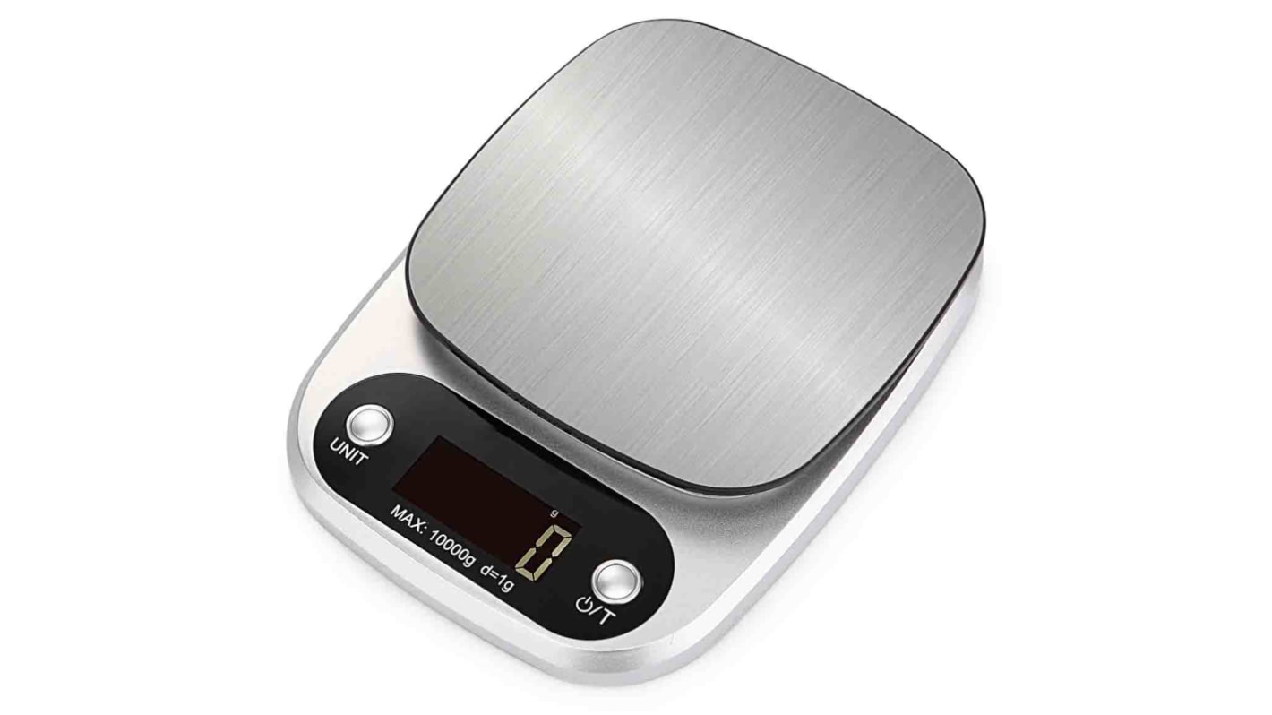 RS PRO Precision Balance Weighing Scale, 3kg Weight Capacity, With RS Calibration