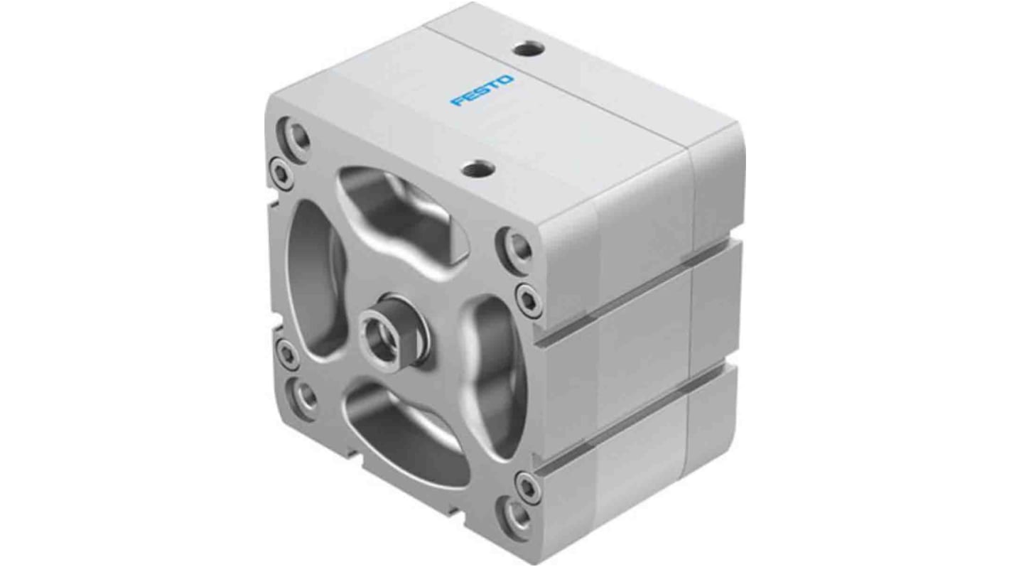 Festo Pneumatic Compact Cylinder - 536385, 100mm Bore, 15mm Stroke, ADN Series, Double Acting