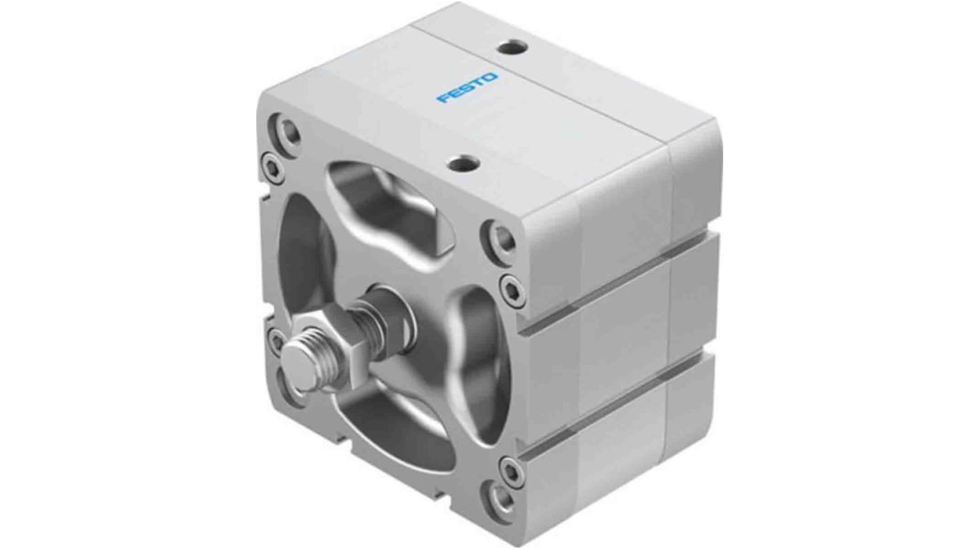 Festo Pneumatic Compact Cylinder - 536375, 100mm Bore, 15mm Stroke, ADN Series, Double Acting